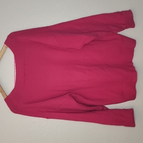 Sanctuary Easy Breezy V Neck Pullover In Flash Pink - Picture 4 of 14